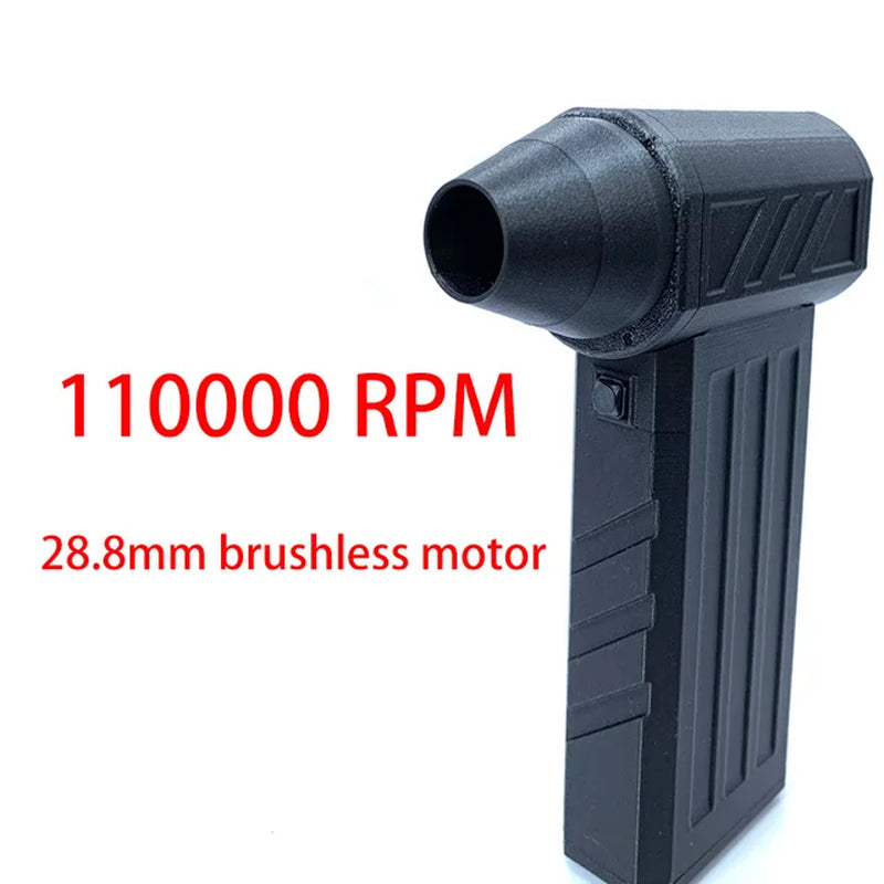 130000RPM Turbo Fan Silent High Power Jet Fan Speedy Brushless Motor Air Duster Type-C PD Fast Recharging Dust Blower Air Blower